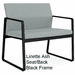 Gansett Custom Upholstered  Bariatric Chair - Upgrade Fabric or Healthcare Vinyl