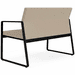 Gansett Steel Custom Loveseat - Upgrade Fabric or Healthcare Vinyl