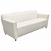 Ivory Leather 3-Seater