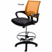  Leather & Mesh Color Burst Drafting Stool w/21.5"-29.5" Seat Height