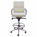 Leather Soft Pad Office Stool w/28"-36" Seat Height