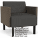 Luxe Custom Bariatric Guest Chair - Upgrade Fabric/Healthcare Vinyl
