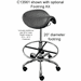 Medical Saddle Stool - 21 to 28 Inch Seat Height