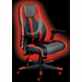 Mid Back Gaming Chair Flip Up Arms & LED Light Piping