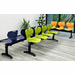 300-Pound Capacity Molded Polypropylene 5-Seat Beam Seating