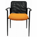 Orange and Black Mesh Stack Chair