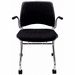 Up To 300-Pound Capacity Padded Folding Chairs With Armrests