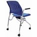 Up To 300-Pound Capacity Padded Folding Chairs With Armrests