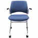 Padded Flip Seat Nesting Chair w/ Armrests & 300-Pound Capacity