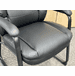 Big & Tall 400 lb. Capacity Bariatric Black Leather Guest Chair