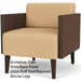 Luxe Custom Bariatric Guest Chair - Standard Fabric/Vinyl