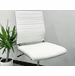 Padded Contemporary Classic Armless Leather Mid Back Stool w/23" - 32"H Seat Height