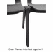 300 Lbs. Capacity Heavy Duty FlexBack Ganging Stack Chair
