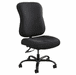 400 Lbs. Capacity Big & Tall Black Fabric Armless Task Chair 