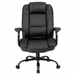400 Lbs. Capacity Black Bonded Leather Big & Tall Conference Chair 