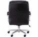 500 Lbs. Capacity Big & Tall Black Leather Chair w/25"W Seat