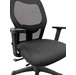 Black Elastic Mesh Ergo Chair with Seat Slide