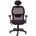 Black Mesh Back Ergonomic Office Chair with Headrest