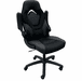 Black Mesh & Leather Swivel/Gaming Chair with Flip Up Arms