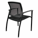 Fully Assembled Black Mesh Back Stackable Guest Chair with 300-Pound Rating