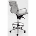 Leather Soft Pad Office Stool w/28"-36" Seat Height
