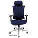 Stretch Linen Ergonomic Chair w/Headrest &amp; Seat Slide