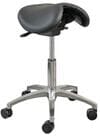 Healthcare 300 Lbs. Capacity Saddle Seat Stool  - 22" - 29-1/2" Seat Height
