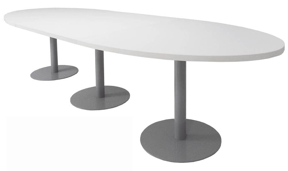 8' x 4' Oval Disc Base Conference Table - See Other Sizes
