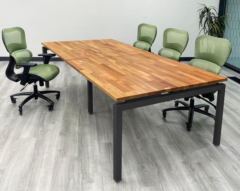 8' Solid Wood Boardroom Table