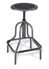 High Base Diesel Stool without Backrest w/ 22" - 27" Seat Height