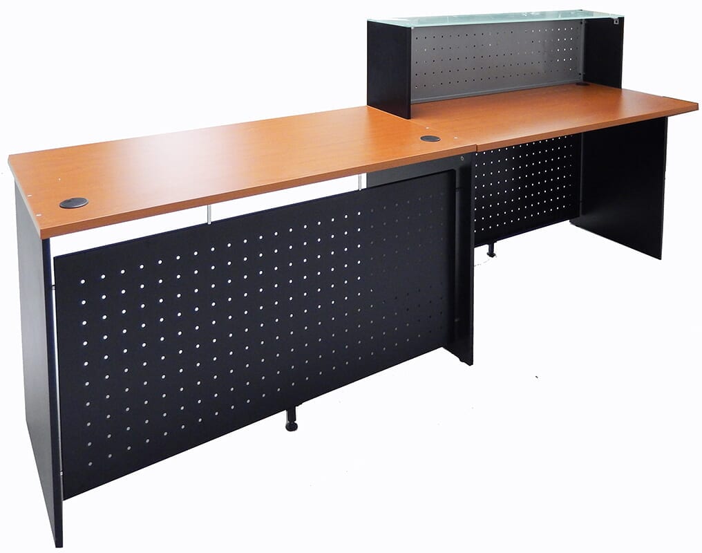 Glass Top Wheelchair Accessible Reception Desk