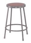 24&quotH Fixed Height Heavy-Duty Lab Stool - 300-lb Weight Capacity