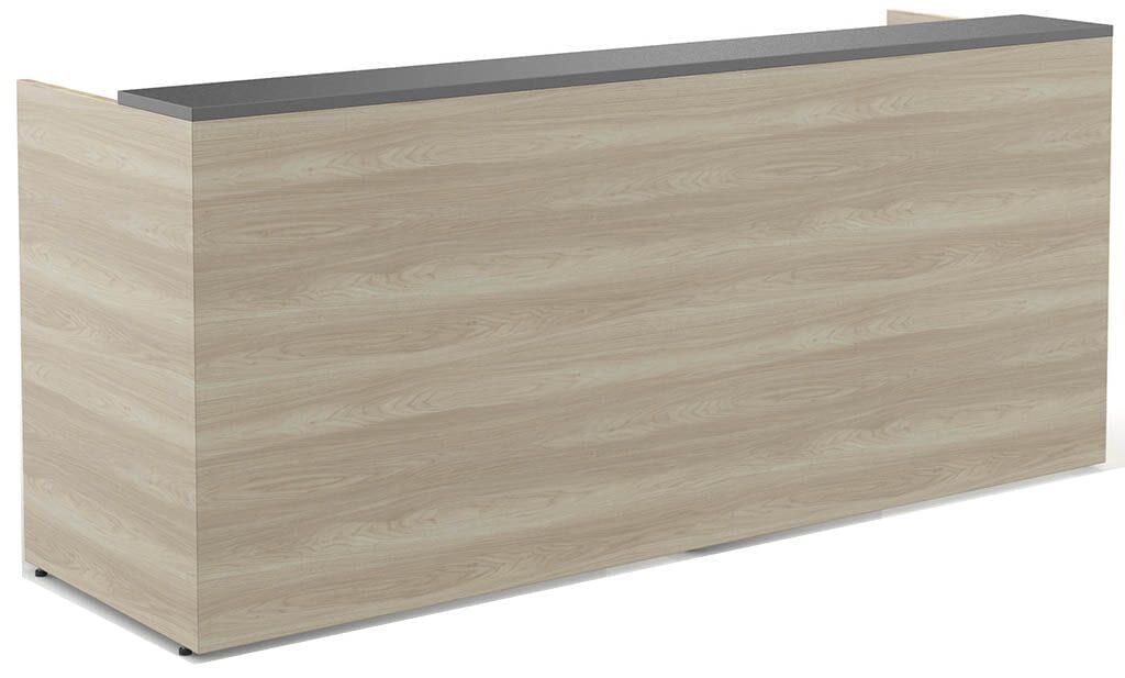 5'W Classic Custom Standing Height Reception Desk