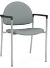 Chat Stackable Reception Seating Series - 300 lb. Capacity Guest Chair in Standard Fabric/Vinyl