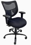 24/7 400 lbs. Capacity Multi-Function Mesh Chair w/Adjustable Sliding Seat Depth