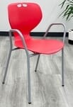 Figure 8 Stack Chair w/ Arms - 300 Lbs. Capacity