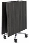 8' Folding Rectangular Conference/Training Table with Locking Rubber Casters