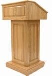 Solid Oak Counselor Lectern