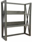 Xdustrial Series Raw Metal Frame 36&quotW Open Storage Hutch