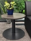 24&quot Round x  19&quotH Round Metal Disc Base Coffee Table - Other Sizes Available