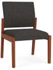Brooklyn 300 lb. Cap. Armless Guest Chair in Standard Fabric/Vinyl