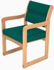 Oak Value Series 400lb Capacity Arm Chair