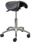Healthcare 300 Lbs. Capacity Saddle Seat Stool  - 22" - 29-1/2" Seat Height