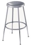 Adjustable Height Heavy-Duty Padded Lab Stools - 19&quotH-27&quotH Lab Stool - 300-lb Weight Capacity