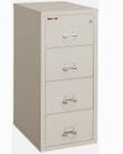 21&quotW x 25&quotD 4-Drawer Fireproof Vertical Legal-Sized File 