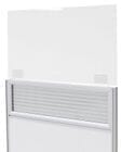 30&quotW x 16&quotH Acrylic Universal Cubicle Panel Height Extender - IN STOCK!