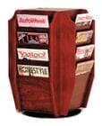 16 Magazine Pocket Rotating Rack
