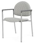 Chat Stackable 300 lb. Capacity Guest Chair in Upgrade Fabric/Healthcare Vinyl