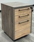 Contrasts Rustic Mobile File Cabinet