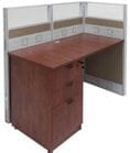 48&quotW x 24&quotD x 48&quotH Premium Add-On Cubicle w/File
